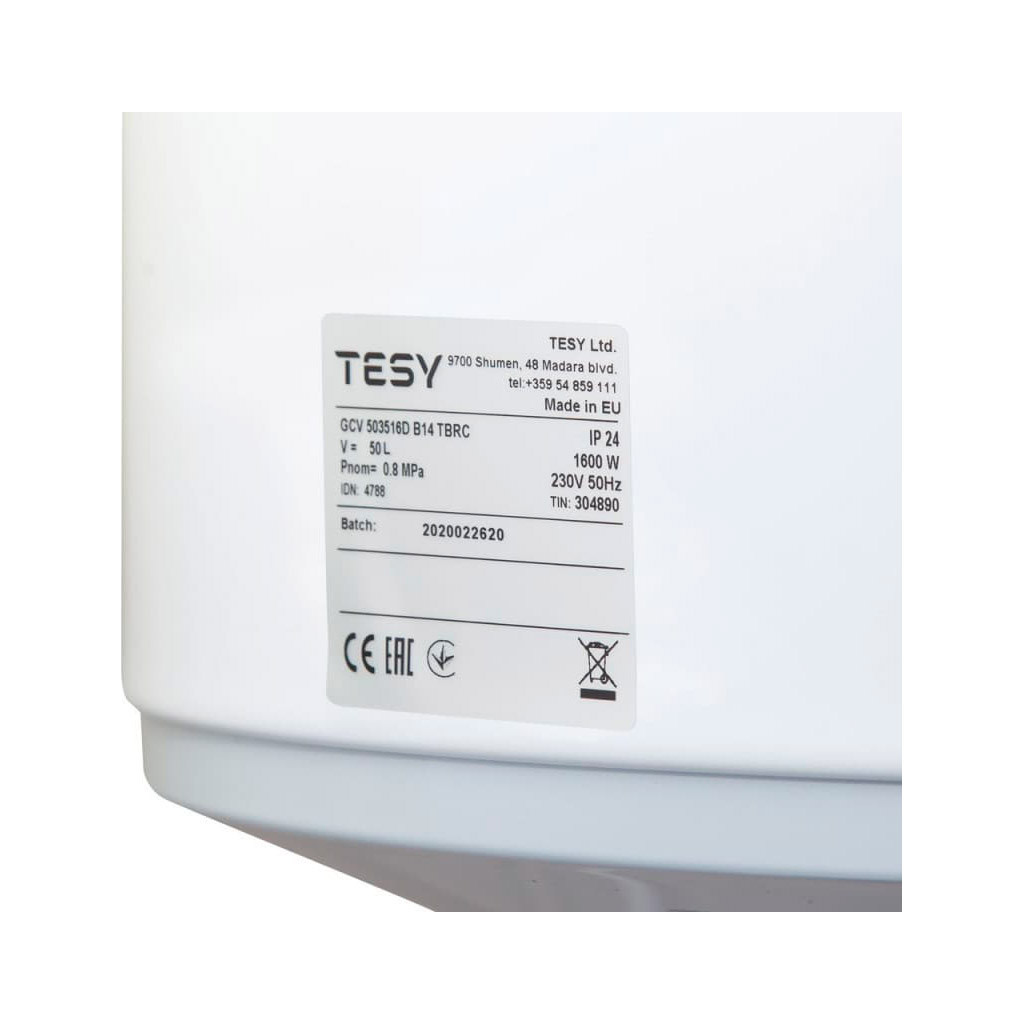 Бойлер Tesy ANTICALC SLIM 50 (304890) - зображення 5