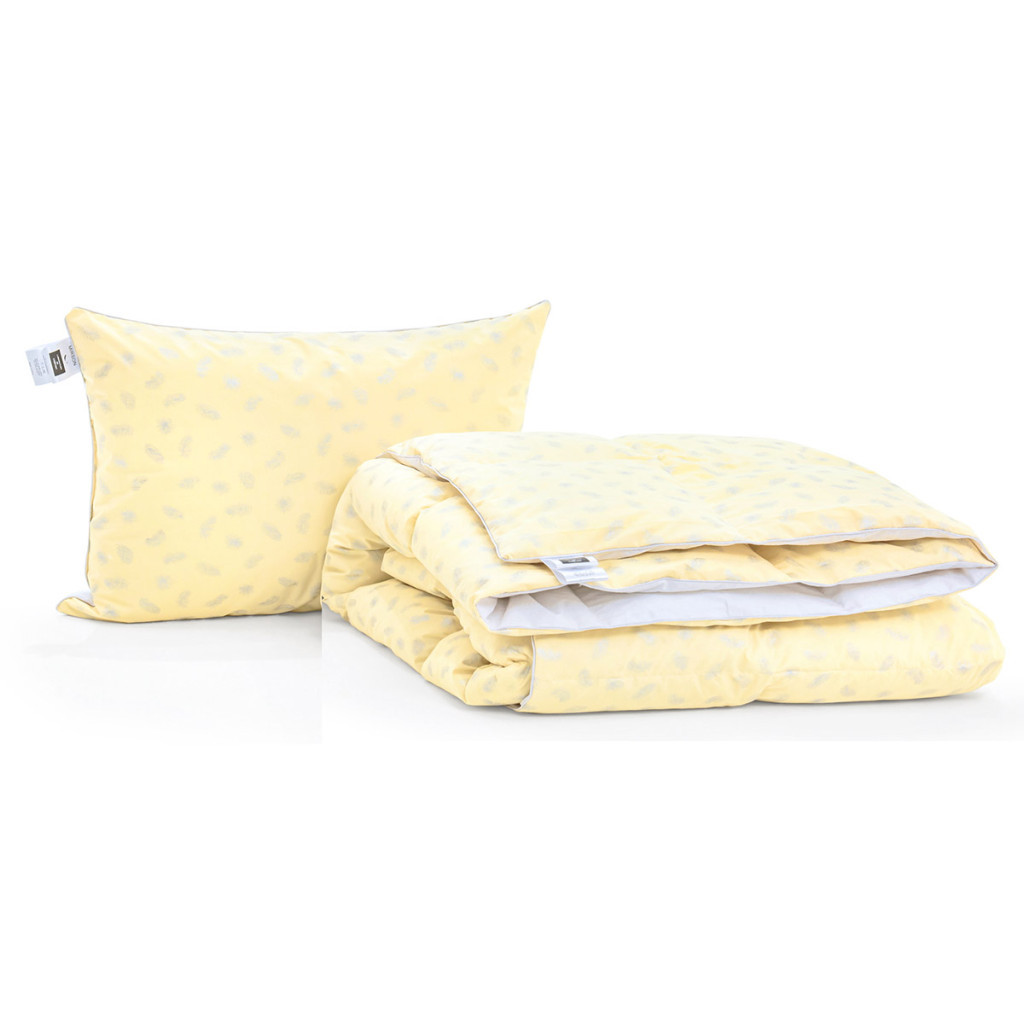 Ковдра MirSon Набір пуховий №1863 Bio-Beige Літо 90% пух 140х205 (2200003015591) - зображення 3
