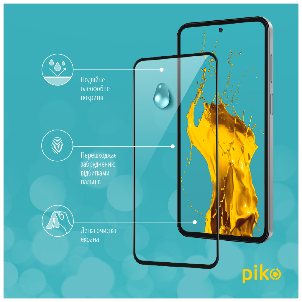 Скло захисне Piko Full Glue Samsung M35 Black (1283126593871) - зображення 4