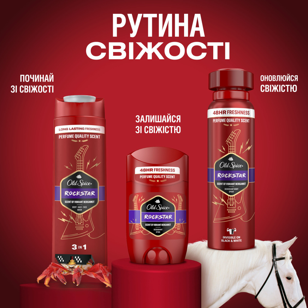 Дезодорант Old Spice Rockstar 50 мл (8700216203906) - изображение 10