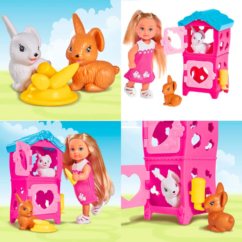 Лялька Simba Еві Будиночок кроликів з аксесуарами (5733065) - зображення 3