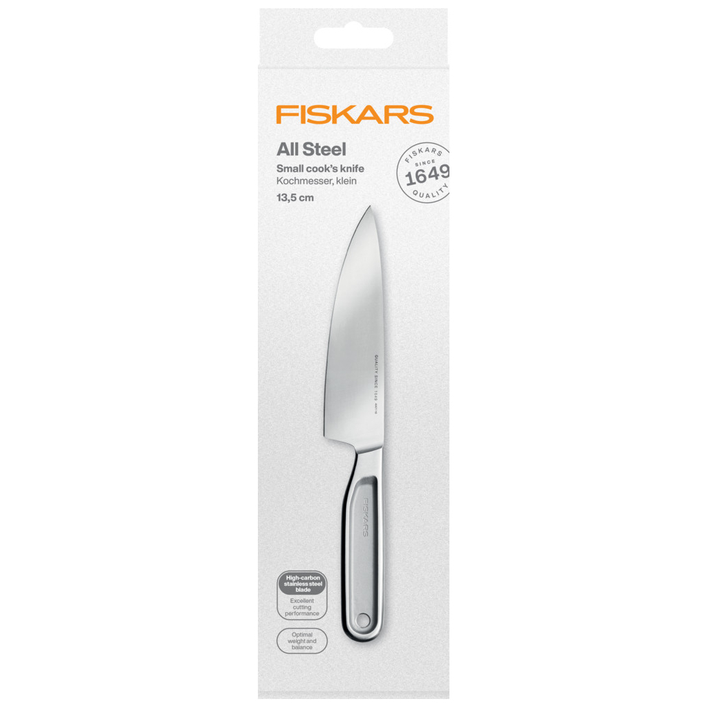 Кухонний ніж Fiskars All Stee шеф малий 13,5 см (1062886) - зображення 3