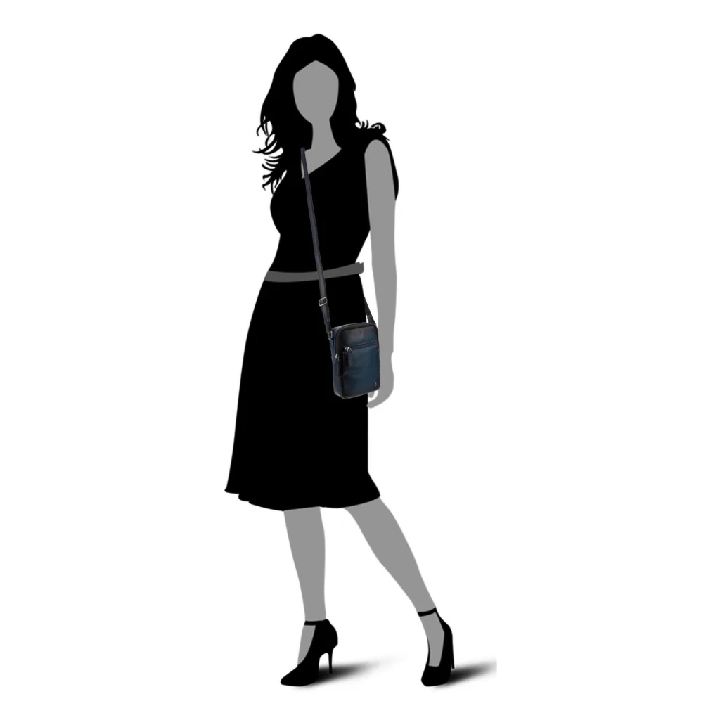 Сумка Visconti AT43 Gianni Burnish Blue (AT43 B/BLUE) - зображення 8