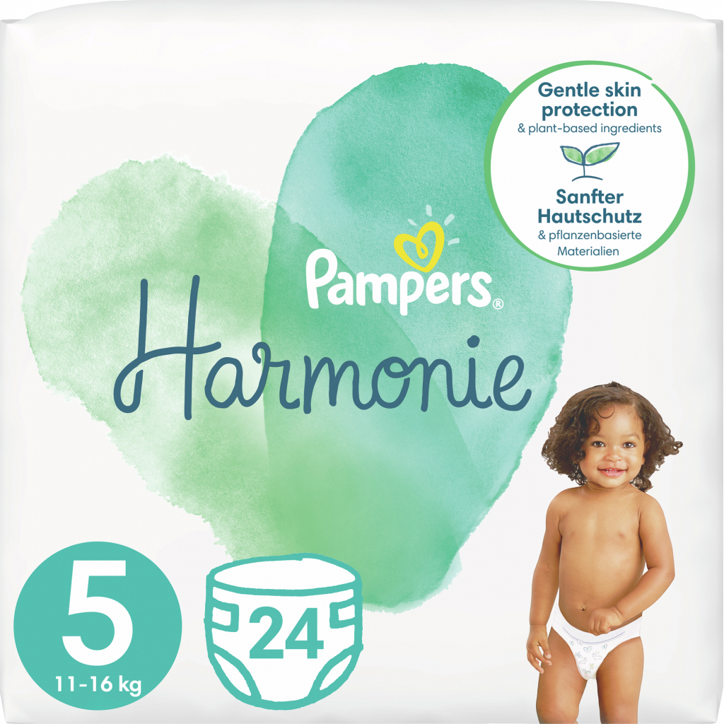 Підгузки Pampers Harmonie Junior Розмір 5 (11-16 кг) 24 шт. (8006540156674) - зображення 1