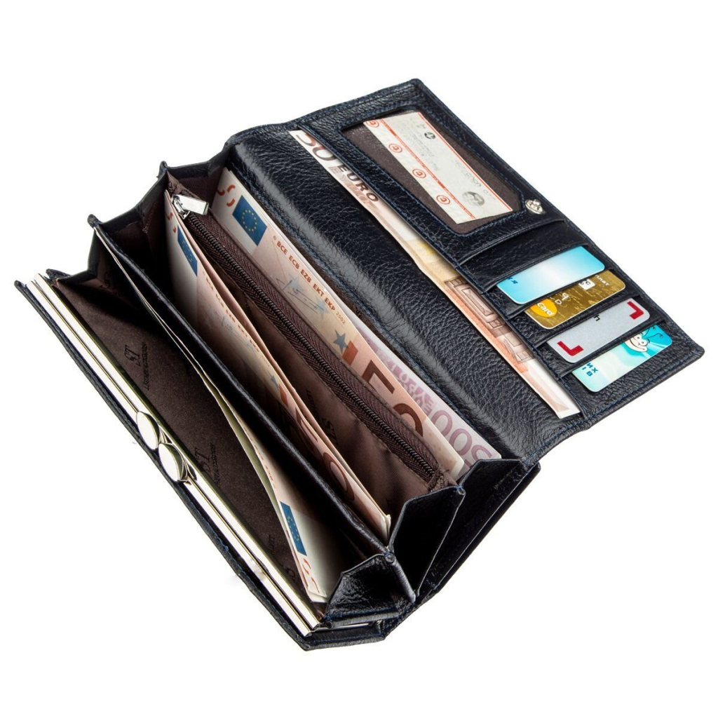 Гаманець ST Leather Сіро-синій (18880) - зображення 7