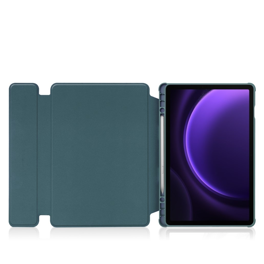 Чохол до планшета BeCover 360° Rotatable Samsung Galaxy Tab S10 Plus (SM-X820/SM-X826) 12.4" Dark Green (712266) - зображення 5