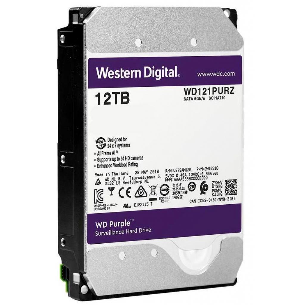 Жорсткий диск 3.5" 12TB WD (WD121PURZ) - зображення 2