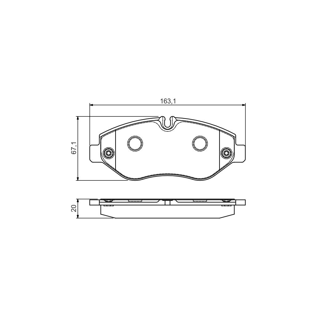 Гальмівні колодки Bosch 0 986 495 113 - зображення 1