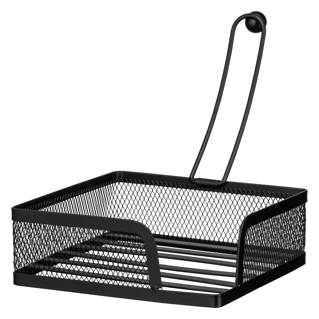 Серветниця Ardesto Midori 18.4х18.2х5.7см, метал, чорний (AR0924B) - зображення 2