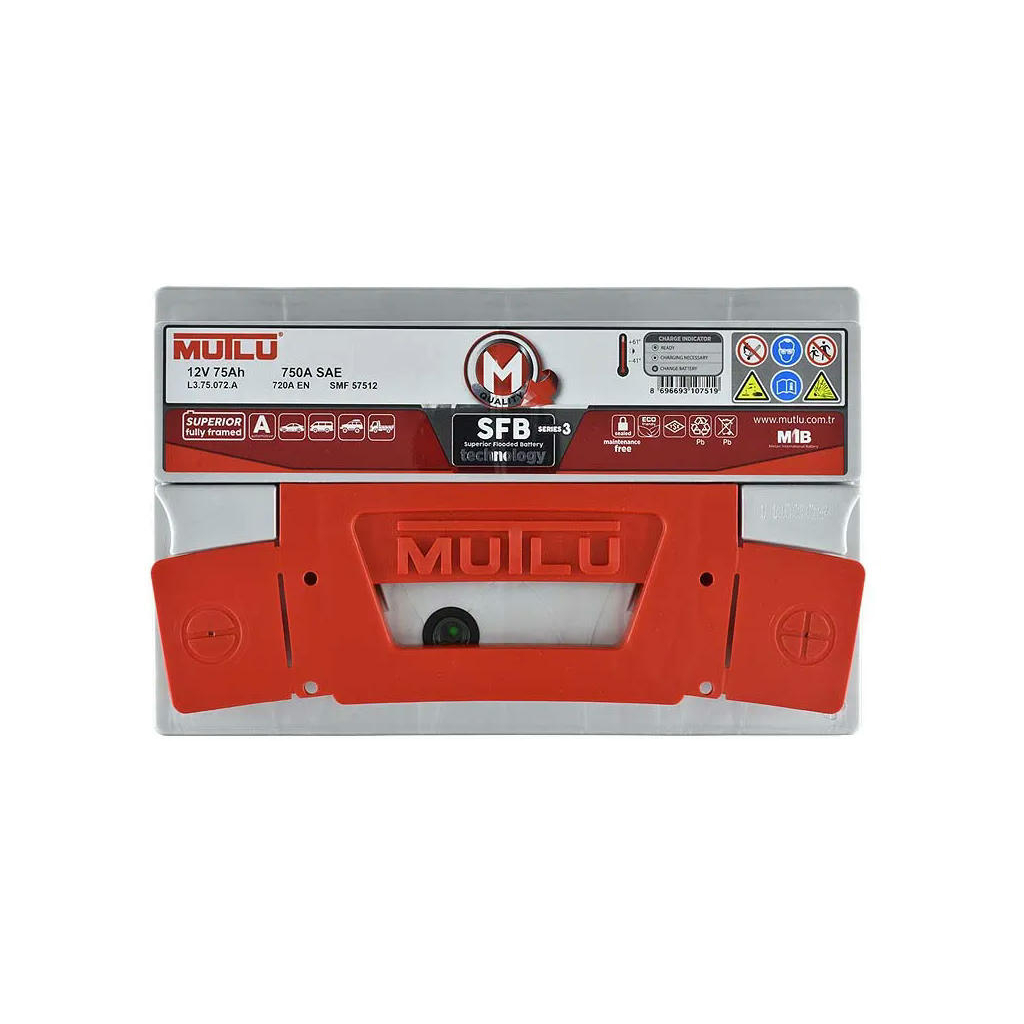 Акумулятор автомобільний MUTLU 6СТ-75 (0) SFB L3.75.072.A - зображення 2