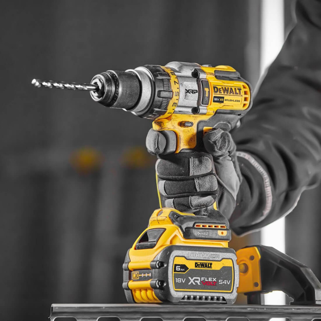 Шуруповерт DeWALT XR Li-Ion, 18 В, 126 Нм, 500-1500-2250 об/хв, TSTAK, (без АКБ та ЗП) (DCD999NT) - зображення 8