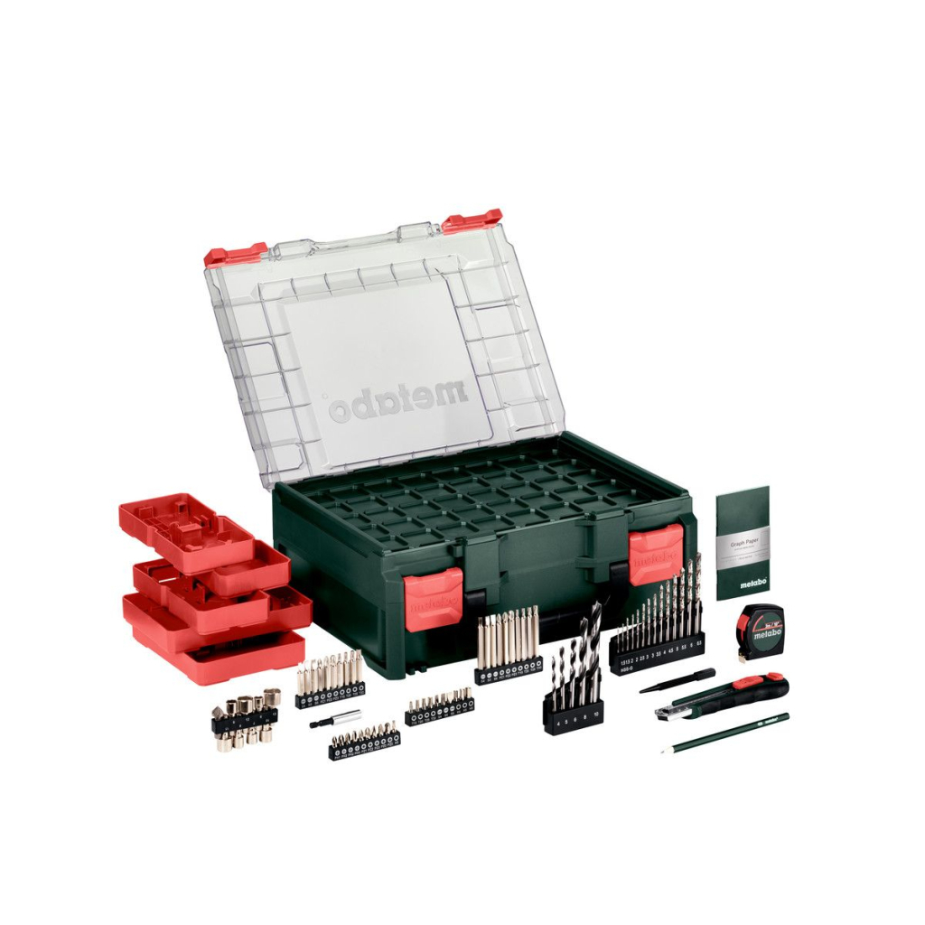 Шуруповерт Metabo BS 18 Set, 18V. 2х2Ah, 24·48Нм, 0-450·0-1600об/хв, 1.3кг (602207710) - зображення 3