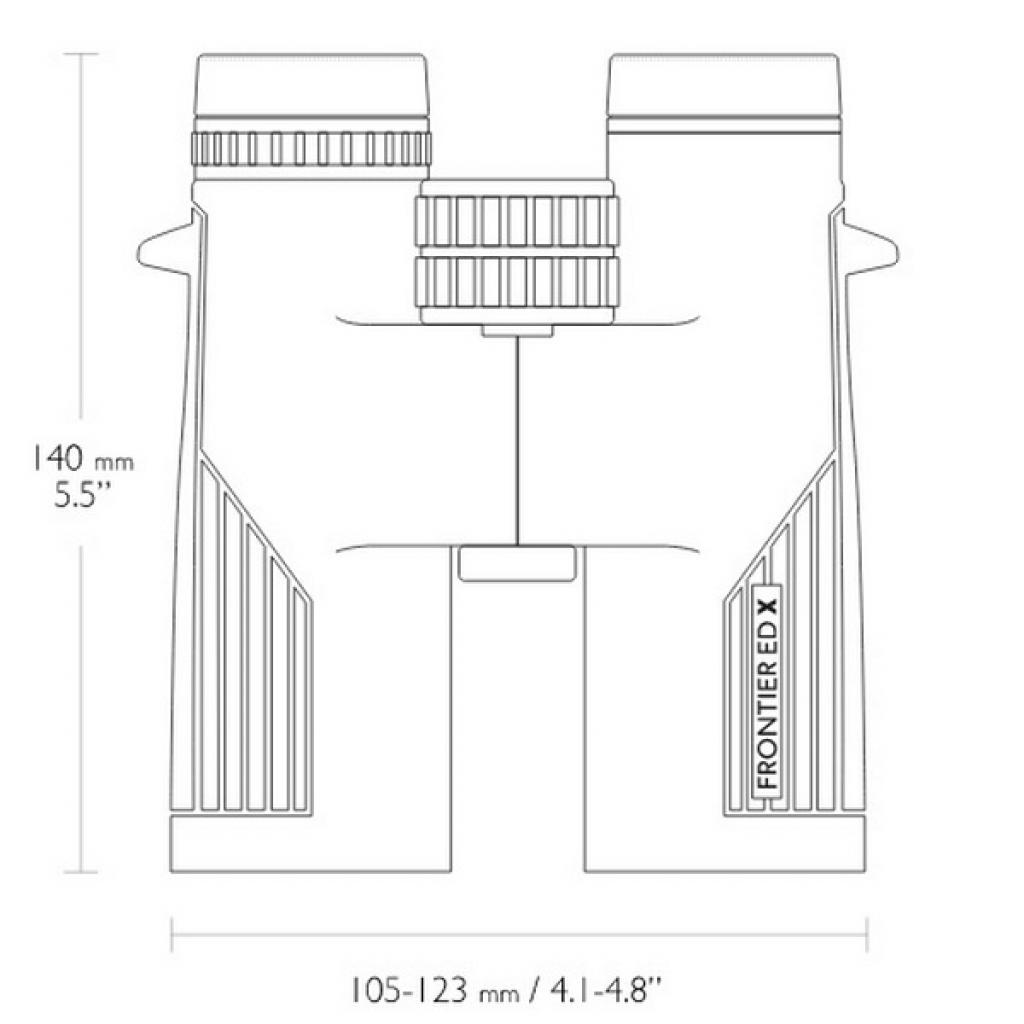 Бінокль Hawke Frontier ED 8x42 Grey (926968) - зображення 4