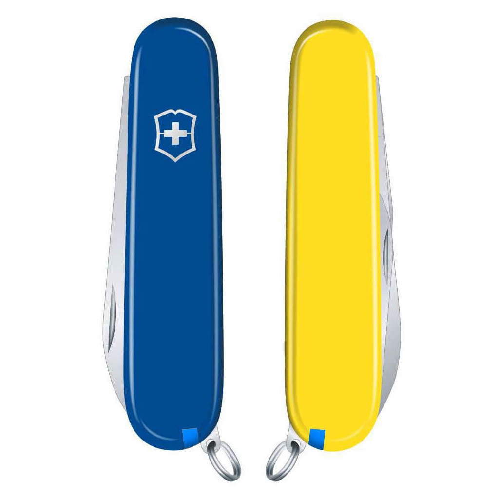 Ніж Victorinox Bantam Ukraine 84 мм Синьо-жовтий (0.2303.2.8) - зображення 6