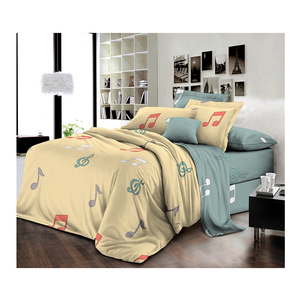 Постільна білизна MirSon Бязь 17-0421-1 Music 110х140 (2200004091914) - зображення 1