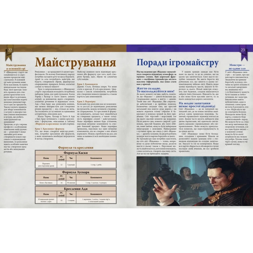 Настільна гра Geekach Games Відьмак. Настільна рольова гра - Швидкий старт (The Witcher TRPG - Easy Mode) (укр.) (GKRP0017) - зображення 4