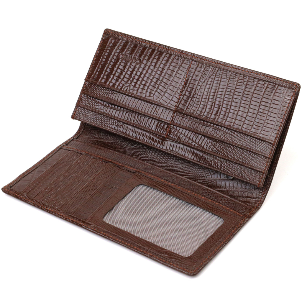 Гаманець Canpellini Без застібки з натуральної шкіри Коричневий (21903) - зображення 5