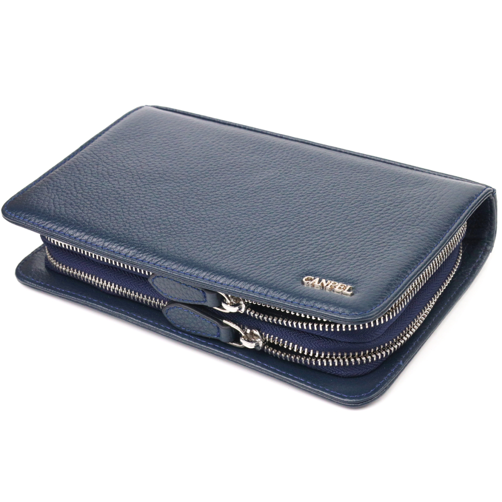 Сумка Canpellini З натуральної шкіри Синя (21568) - зображення 5