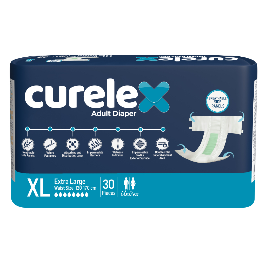 Підгузки для дорослих Curelex Extra Large 30 шт (8697405348756) - зображення 1