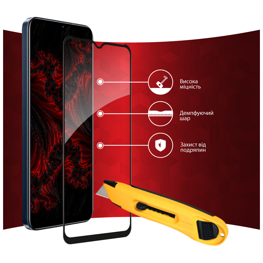 Скло захисне Intaleo Full Glue RealMe C33 (1283126551840) - зображення 4