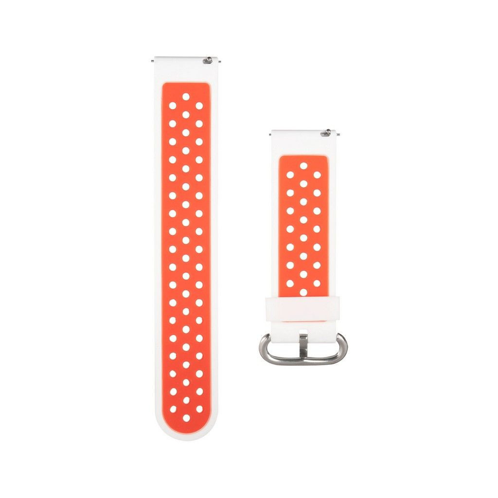 Ремінець до смарт-годинника Gelius Pro for Smart Watch Gelius Pro GP-SW001 (NEO) White/Red (00000075278) - зображення 2