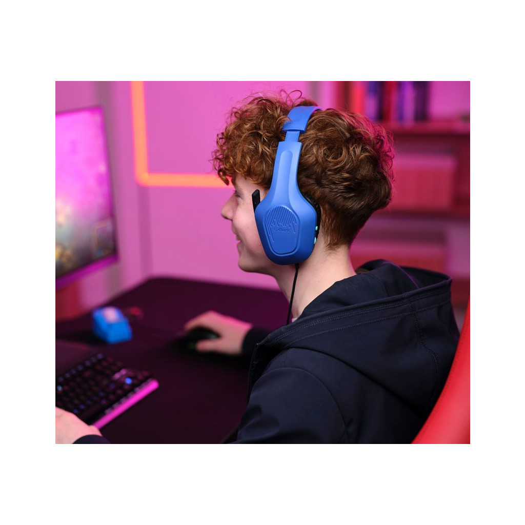 Навушники Trust GXT 415 Zirox 3.5мм Blue (24991) - зображення 9