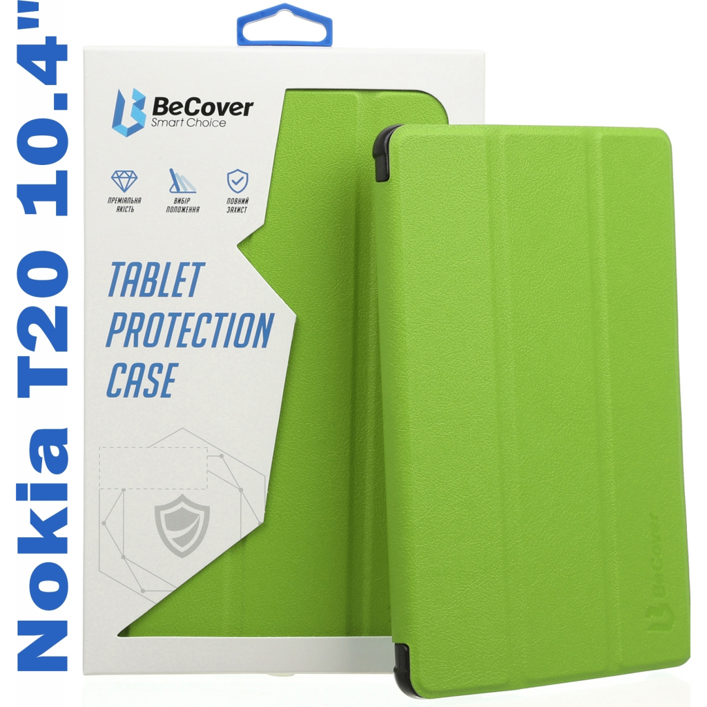 Чохол до планшета BeCover Smart Case Nokia T20 10.4" Green (708047) - зображення 1