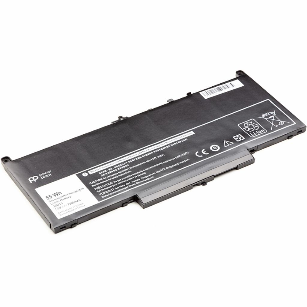 Акумулятор до ноутбука PowerPlant DELL Latitude E7270 (J60J5) 7.6V 7200mAh (NB441143) - зображення 2