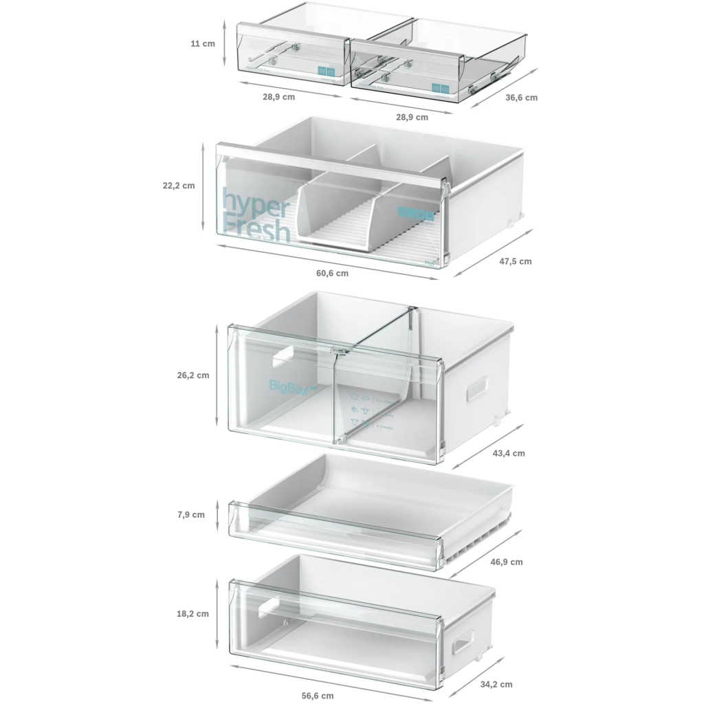 Холодильник Siemens KG76PAIC0N - зображення 8