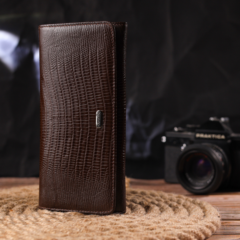 Гаманець Canpellini З натуральної шкіри Коричневий (21607) - зображення 8