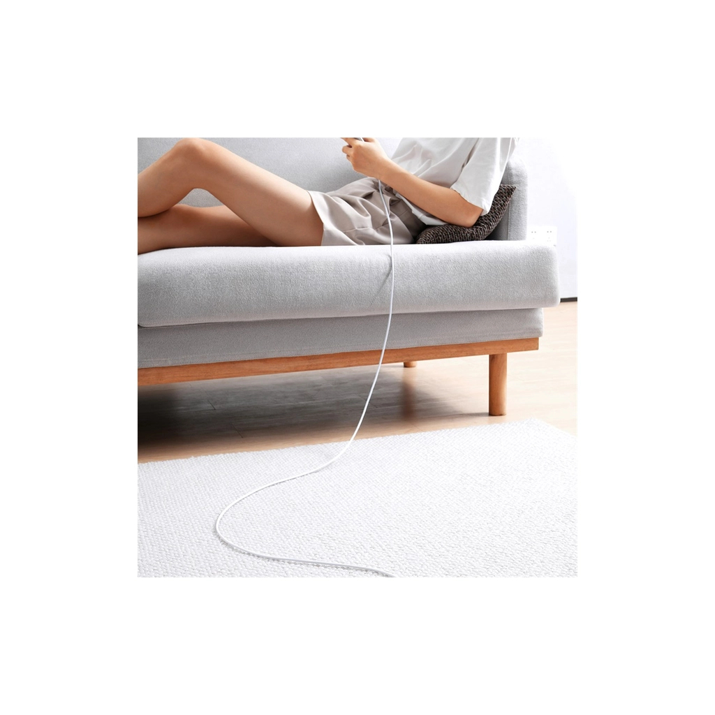 Дата кабель USB 2.0 AM to USB-C 1.0m Superior Fast Charging 100W moon white Baseus (P10320102214-01) - зображення 11