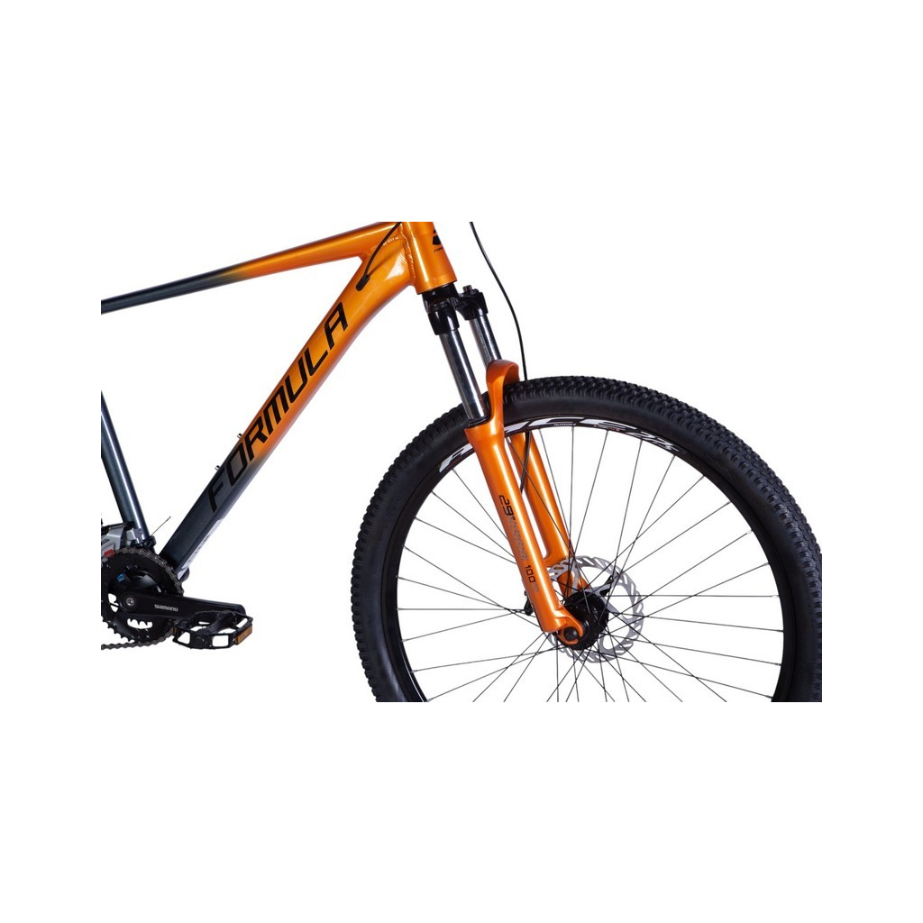 Велосипед Formula 27.5" DRIVE HDD рама-19" AL 2025 сіро-помаранчевий (OPS-FR-27.5-285) - зображення 3