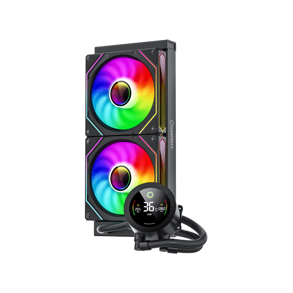 Система рідинного охолодження Gamemax IceBurg 240 Digital BK - зображення 3
