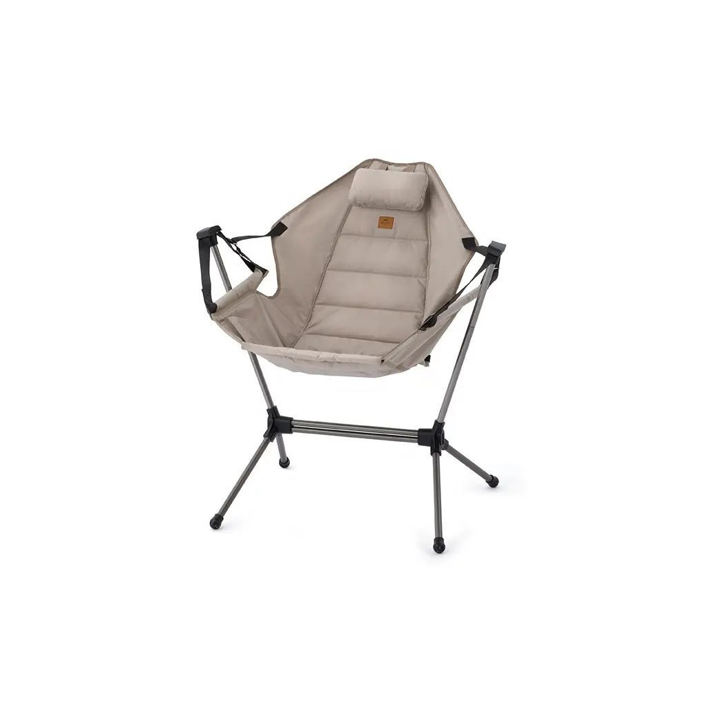 Крісло складане Naturehike -качалка NH21JJ004 бежеве (6927595782958) - зображення 1