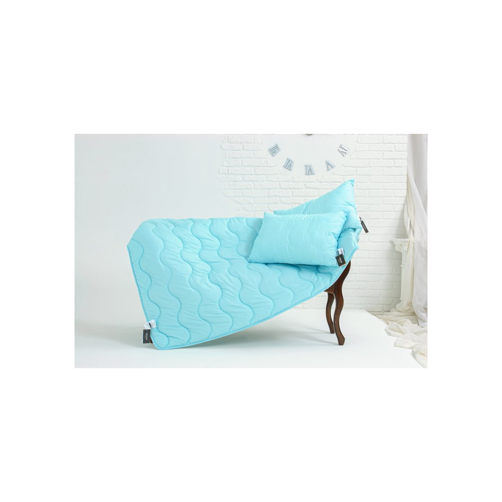 Ковдра MirSon Набір BamBoo №1685 Eco Light Blue 220х240 + подушки (2200002655811) - зображення 2
