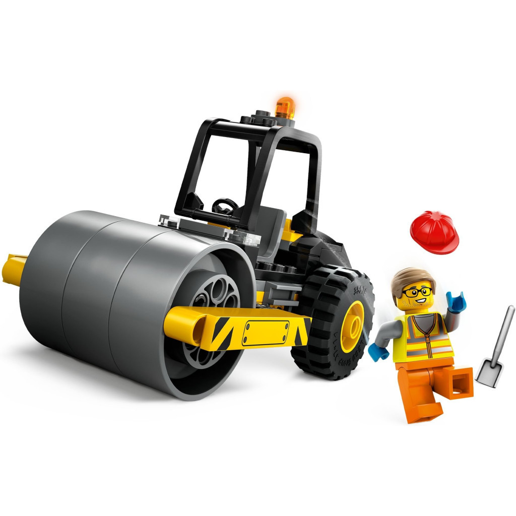 Конструктор LEGO City Будівельний паровий каток 78 деталей (60401) - зображення 4