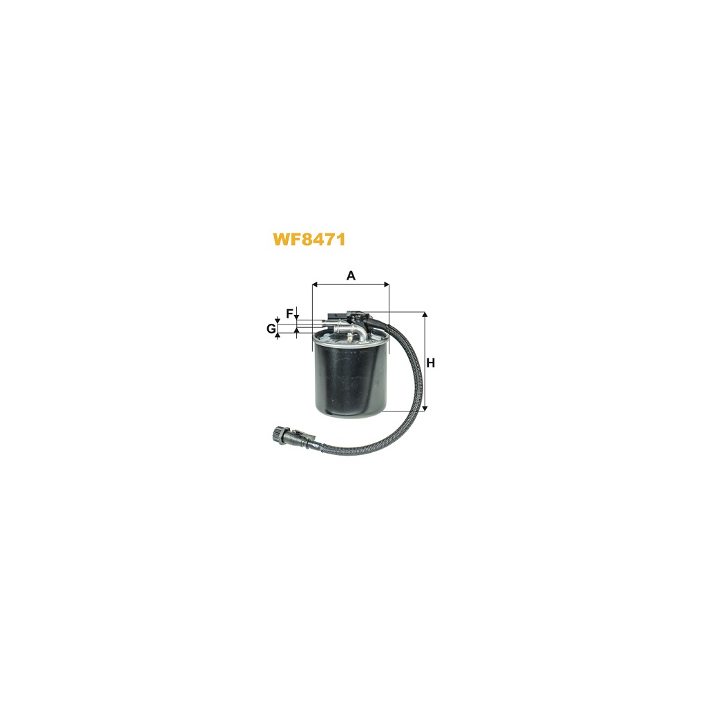 Фільтр паливний Wixfiltron WF8471 - зображення 1