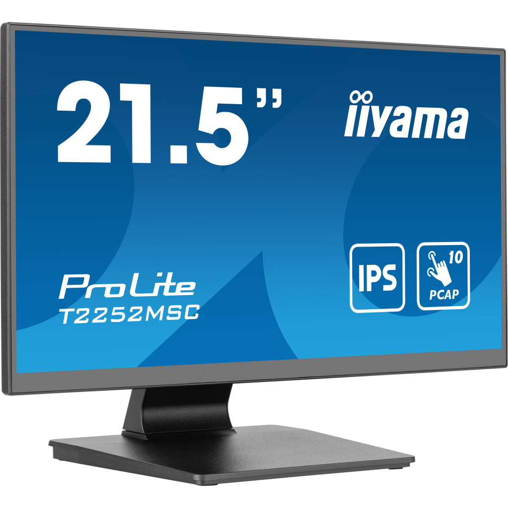 Монітор iiyama T2252MSC-B2 - зображення 2