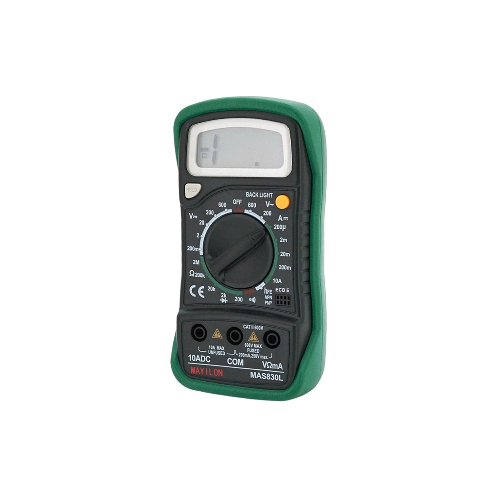 Цифровий мультиметр Mayilon MAS-830L, V, A, R (MAS-830L) - зображення 1