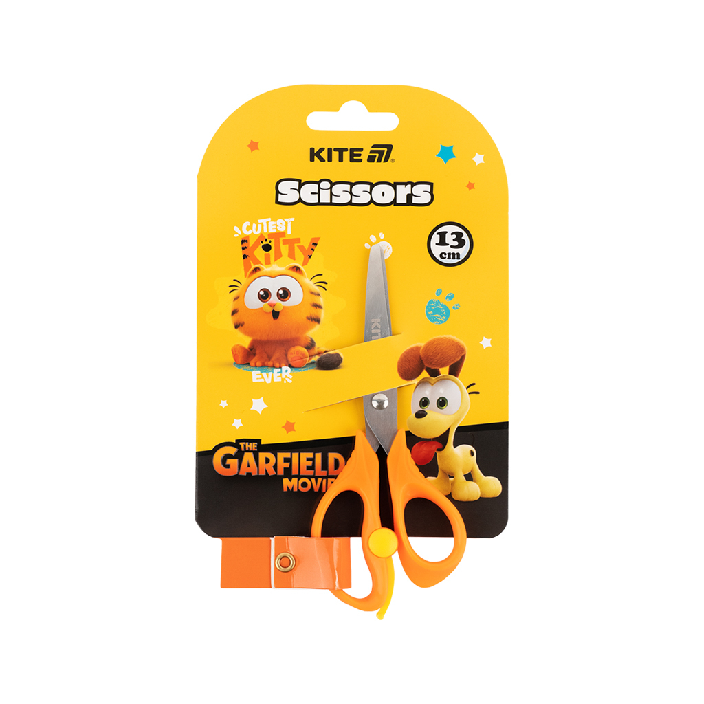 Ножиці Kite з пружиною Garfield, 13 см (GF25-129) - изображение 2