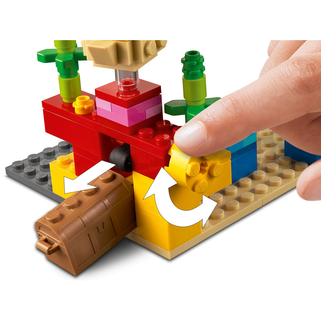 Конструктор LEGO Minecraft Кораловий риф 92 деталі (21164) - зображення 5