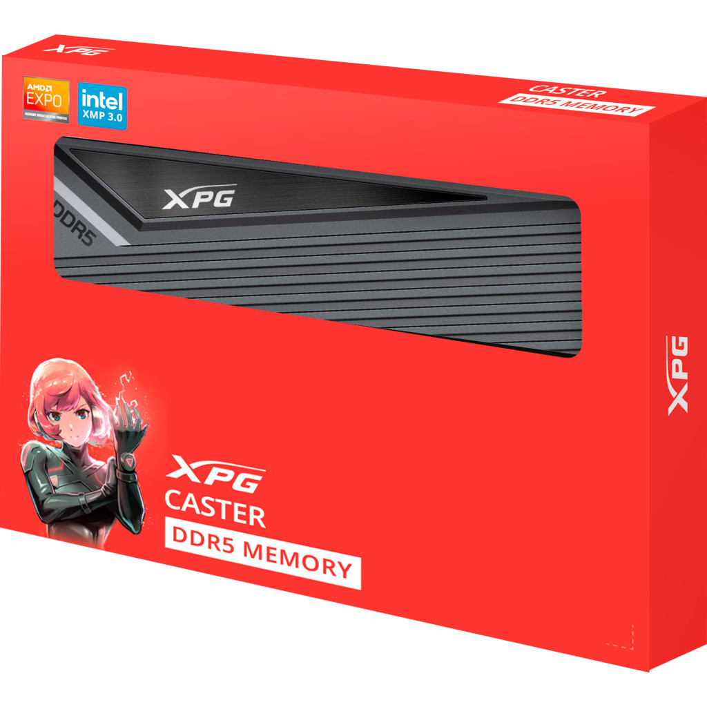 Модуль пам'яті для комп'ютера DDR5 32GB (2x16GB) 6000 MHz XPG Caster Tungsten Gray ADATA (AX5U6000C3016G-DCCAGY) - зображення 5
