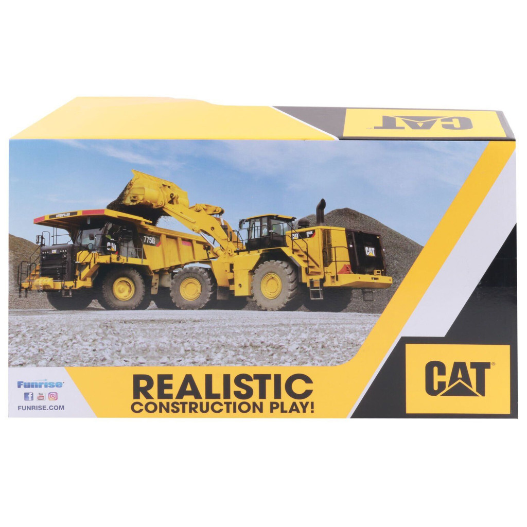 Спецтехніка Funrise CAT Будівельна бригада Самоскид 25 см (82021F) - зображення 5
