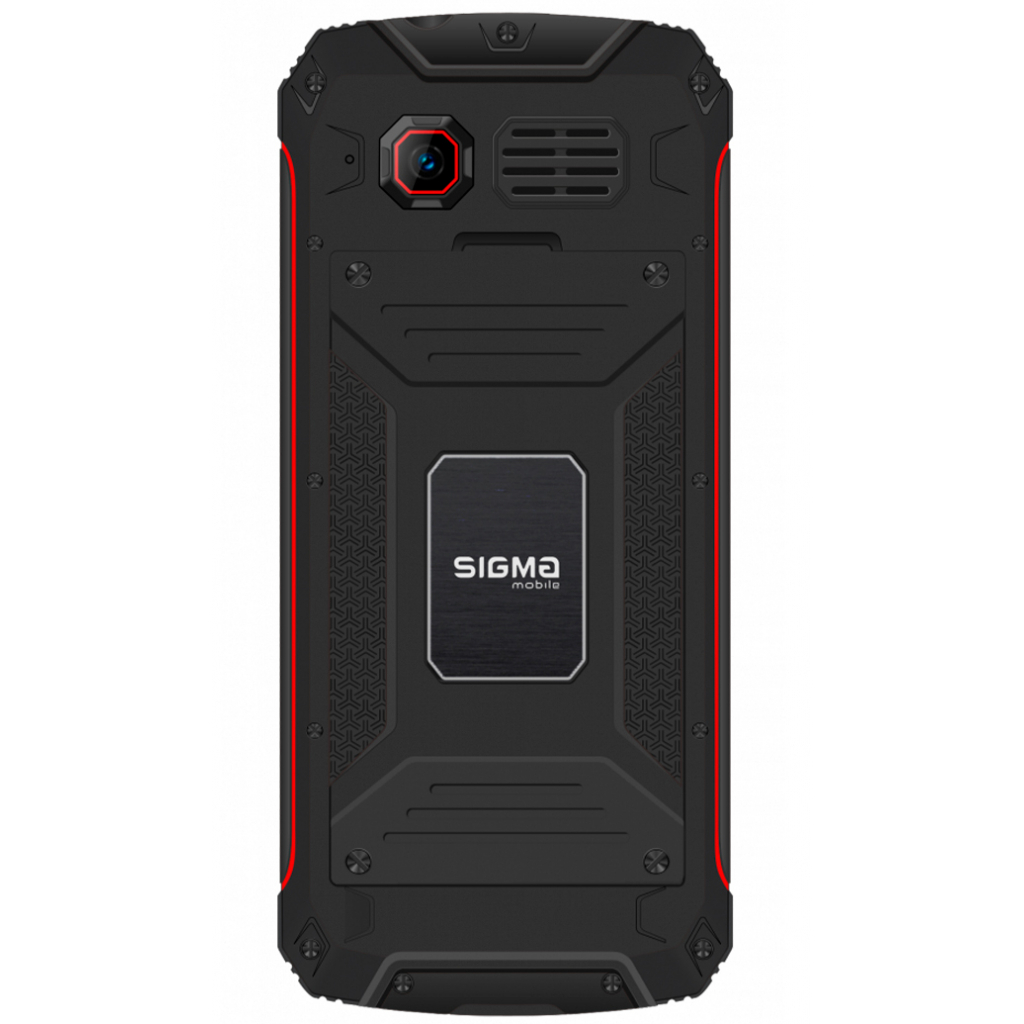 Мобільний телефон Sigma X-treme PR68 Black Red (4827798122129) - зображення 2