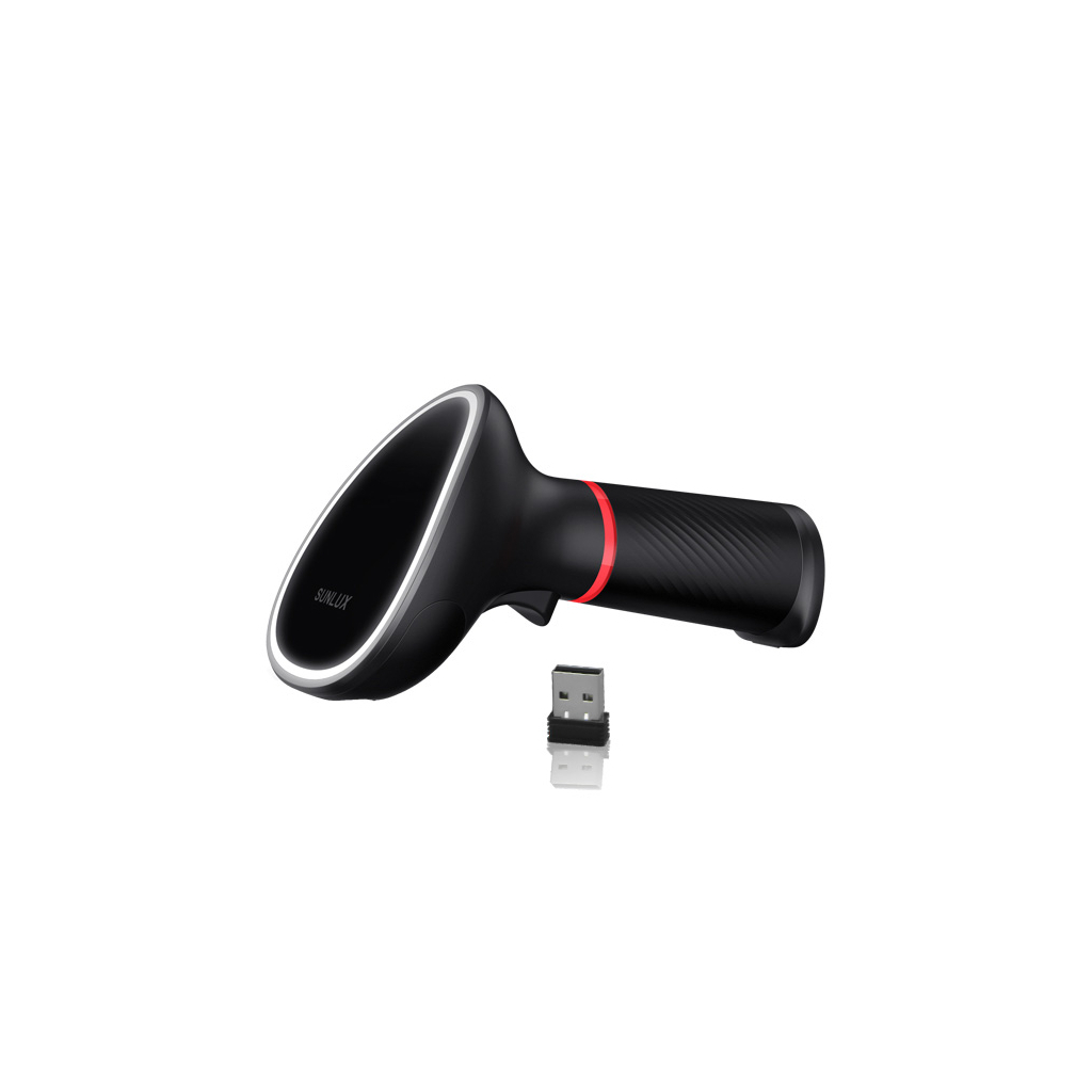 Сканер штрих-коду Sunlux XL-9600 2D без підставки з USB-адаптором (20506) - зображення 2
