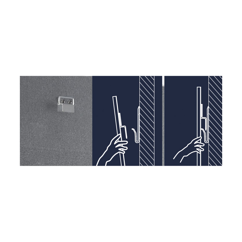 Офісна дошка Magnetoplan скляна магнітно-маркерна 1500x1000 чорна Glassboard-Black (13408012) - зображення 4