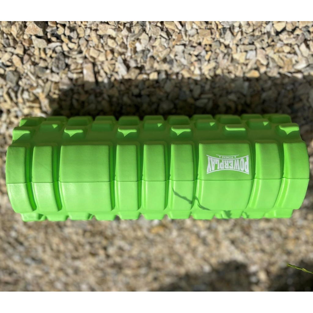 Масажний ролик PowerPlay 4025 Massage Roller 33x14см Зелений (PP_4025_Green) - зображення 9