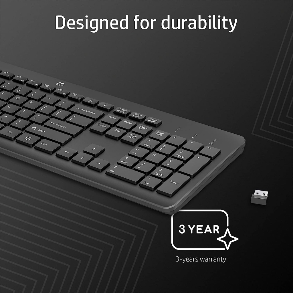 Клавіатура HP 230 Wireless UA Black (3L1E7AA) - зображення 3