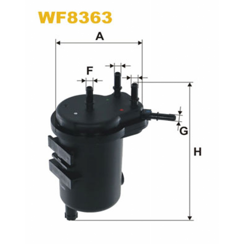 Фільтр паливний Wixfiltron WF8363 - зображення 1