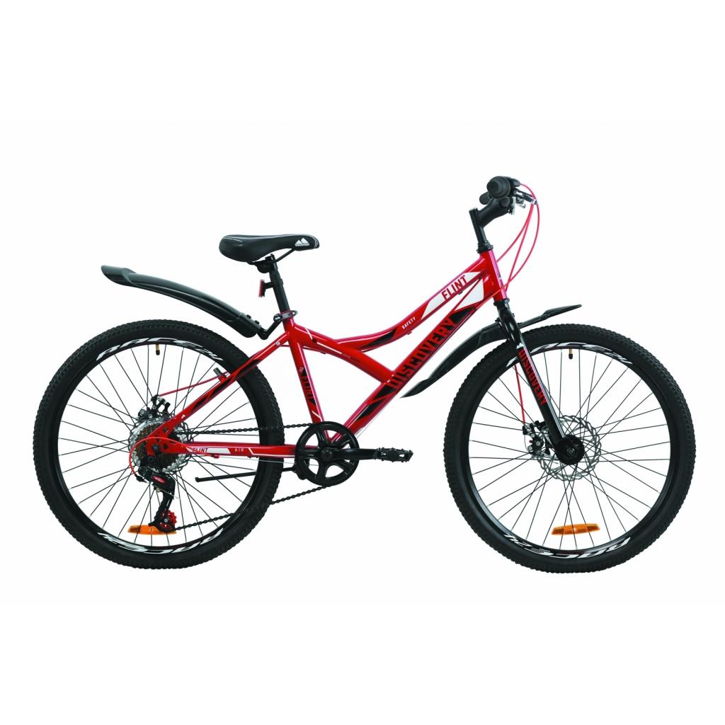 Велосипед Discovery 24" FLINT DD рама-14" St 2020 червоно-чорний (OPS-DIS-24-171) - зображення 1